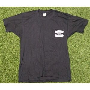 Vtg 1986 Iron Horse Saloon T Shirt Daytona Bike Week  Pocket Tee Single Stitch L